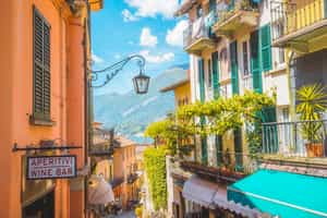 Go on a scenic walk taking in views of Lake Como