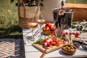 Enjoy a picnic with local specialties in Portofino
