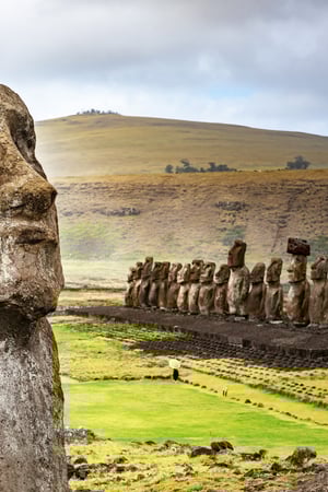 Vineyards, desert scenes & Easter Island