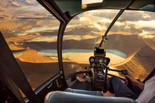 Take a scenic helicopter flight over Sossusvlei