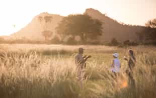 Spot wildlife on a Meru National Park bush walk