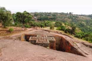 Visit the 12th century churches of Lalibela