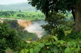 Marvel at the thundering Blue Nile Falls