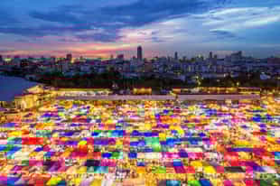 Explore the local markets of Bangkok