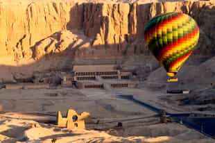 See the sites on a hot air balloon ride in Luxor