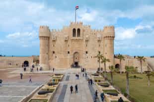 Take in the history at Fort Qaitbey in Alexandria