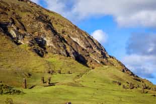 Meet the islands ancestors at Rano Raraku