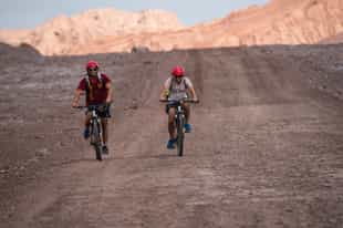Bike across the Moon Valley in the Atacama Desert