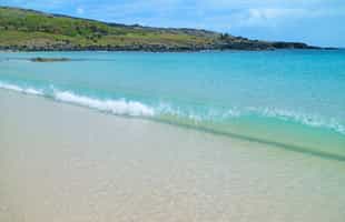 Snorkel in the clear waters of Easter Island