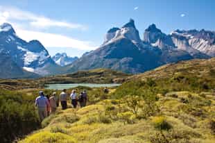 Hike deep into the mountains of Patagonia