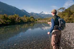 Fly fish in the rivers of Torres Del Paine