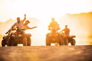 Quad Bike over the rolling dunes of Paracas desert
