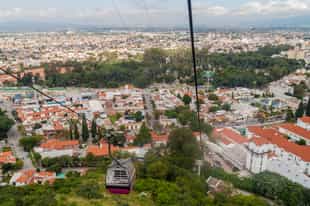 Ride the cable car for a spectacular view of Salta