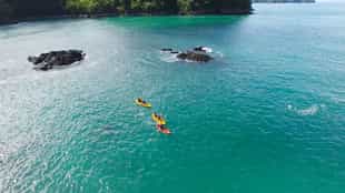 Go kayaking along the coastline of Manuel Antonio