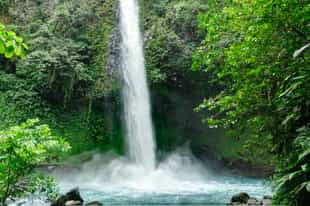 Take a dip at La Fortuna Waterfall, Arenal Volcano