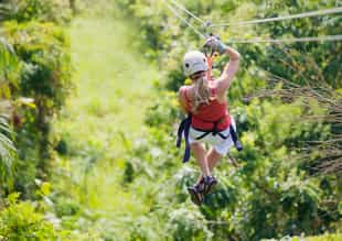 Zipline through the Monteverde Cloud Forest