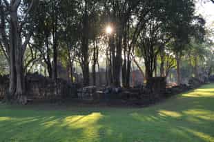 See the ruins at Prasat Muang Singh National Park