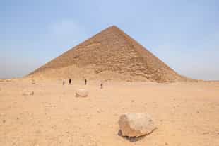 Stand at the foot of Cairo's Dahshur Pyramids 