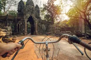 Take a cycle tour of the temples of Siem Reap