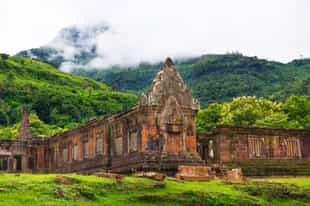 Visit the wolrd heritage site Vat Phou, Champasak