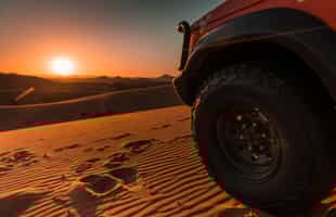 Go on an adventure across Skoura desert in a 4x4
