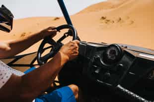 Zip across the sand dunes in a buggy in Erg Chebbi