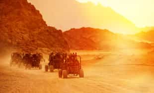 Ride the sand dunes in a buggy in Atlas Mountains