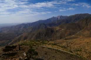 Go through the high mountain Tizi n' Test Pass