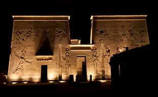 See the sound and light show at Philae temple