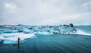 Go on a stand-up paddle board in Antarctica