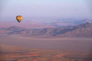 Go on a hot air balloon ride in NamibRand