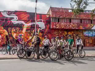 Explore the streets of Bogotá on a bike tour