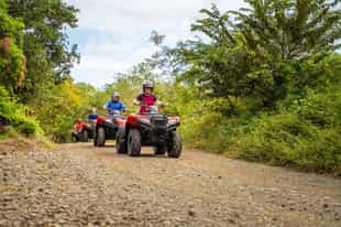 Quad bike along trails in the foothills of Arenal