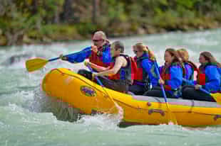 Whitewater rafting on the rapids in Manuel Antonio