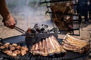 Enjoy a traditional barbecue in Peninsula Valdes