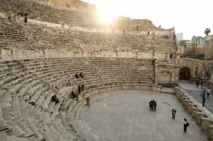 Visit the historic Roman Theatre of Amman