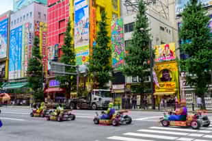 Take on a street go-kart through Tokyo