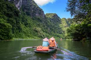 Take a boat ride to the Thien Ha caves, Ninh Binh