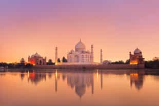 Witness the iconic grandeur of the Taj Mahal, Agra
