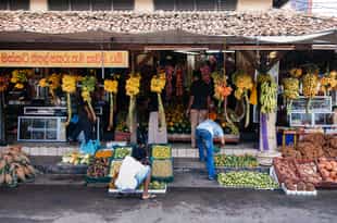 Stop at Galle's local fruit and vegetable markets