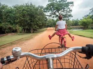 Explore the backroads of Sigiriya on a bike ride