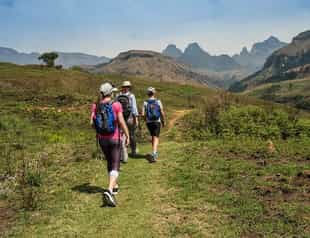 Hike the grand trails of the Drakensberg mountains