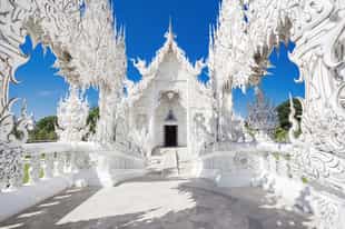 Walk through the White Temple in Chiang Rai