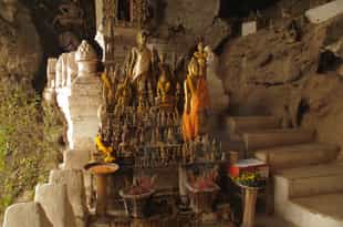 Discover hidden treasures in the Pak Ou Caves