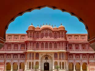 Take a walking tour through Jaipur City Palace
