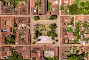 Explore the Main Square of Guane village