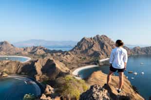 Hike up the trails of Padar island, Komodo