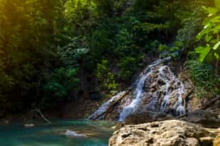 Take a scenic hike to visit the Lapopo waterfall