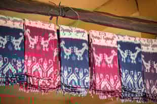 Find local handicrafts at Waikabubak market