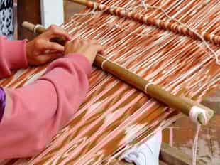 Learn the traditional art of ikat weaving in Sumba